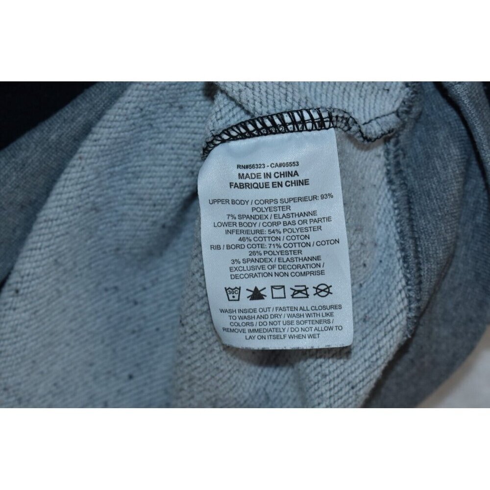 Nike Plus Zip Thru Sweat Womens Pullover Size 2X Black Cropped Funnel Neck Flaws - Picture 10 of 14